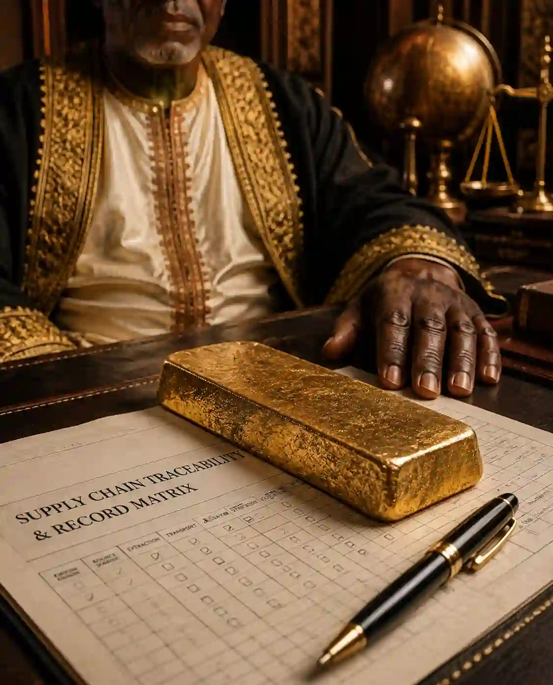 Face-to-Face Gold Trade Verification and Supply Chain Traceability