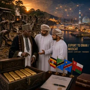 Gold Dore Bars Export Africa to Oman Muscat