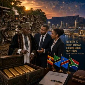Gold Dore Bars Refinery Africa to South Africa Johannesburg Cape Town
