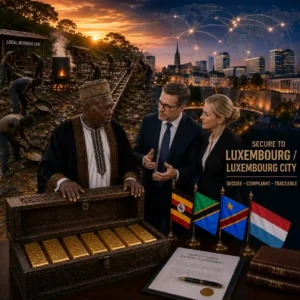 Gold Dore Bars Secure Africa to Luxembourg City