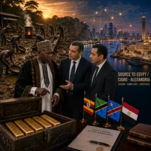Gold Dore Bars Source Africa to Egypt Cairo Alexandria
