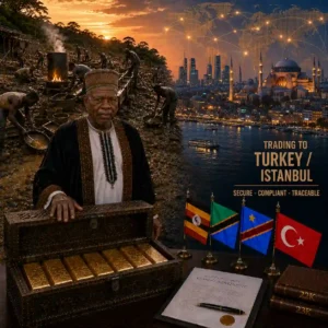 Gold Dore Bars Trading Africa to Turkey Istanbul